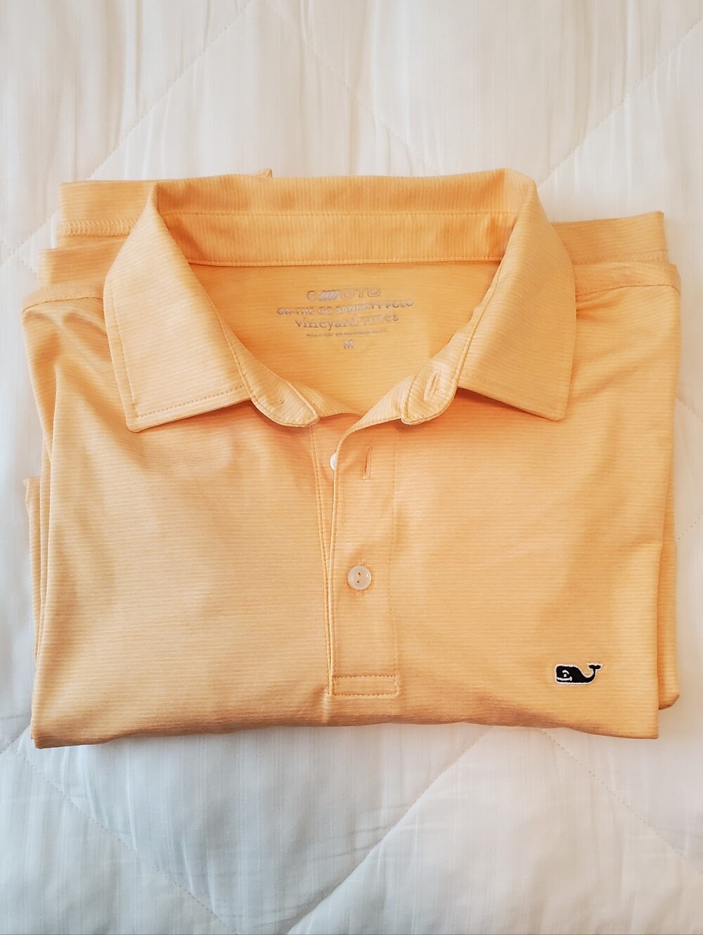 Vineyard Vines Men's Peach Polo Shirt